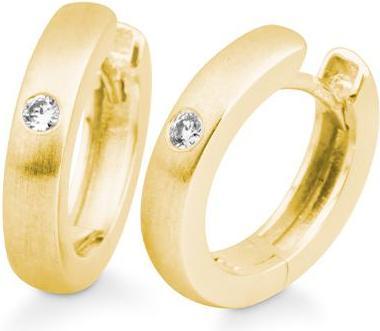 Produktbild Breuning Creolen - BRILL. 0,06 Ct. H/si (585, - Gold)