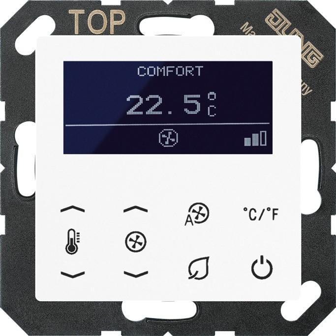 Immagine prodotto JUNG Display KNX per la temperatura ambiente TR D A 5248 WW