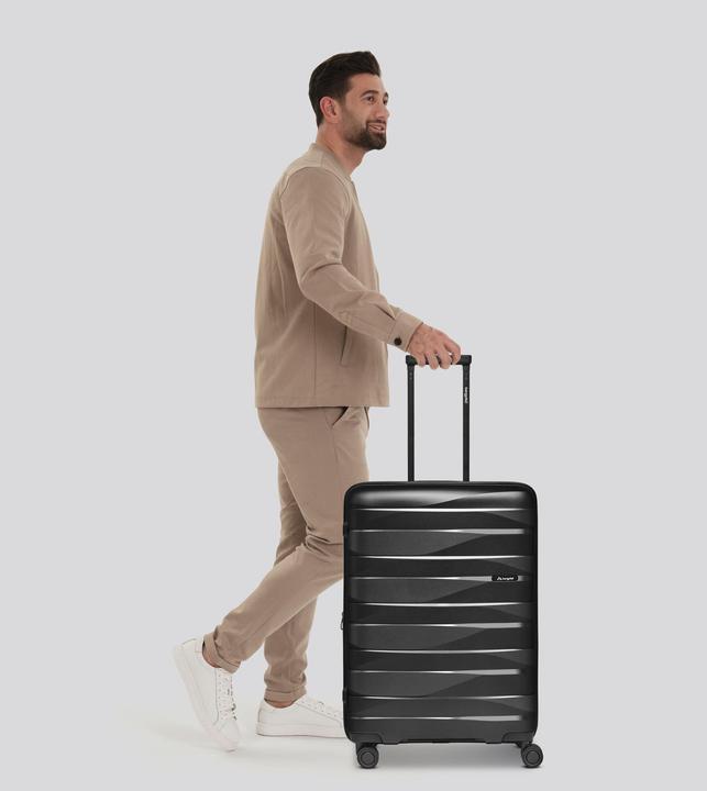 Actual product image Bergpfeil Travel 4-wheel trolley M 66 cm with expansion pleat (72 l)