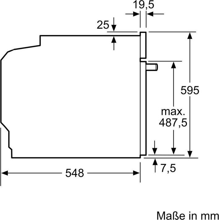 Produktbild Siemens iQ500, Einbau-Backofen mit Dampfunterstützung, 60 x 60 cm, Edelstahl, HR578GFS7F