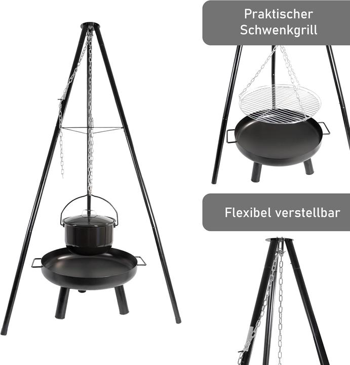 Immagine prodotto Nativ Feuerschale mit Schwenkgrill