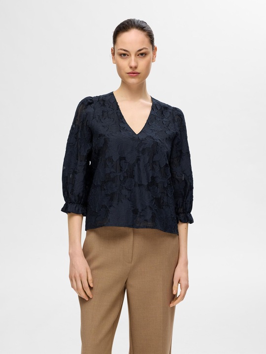 Actual product image Selected Femme Flowered blouse (36)