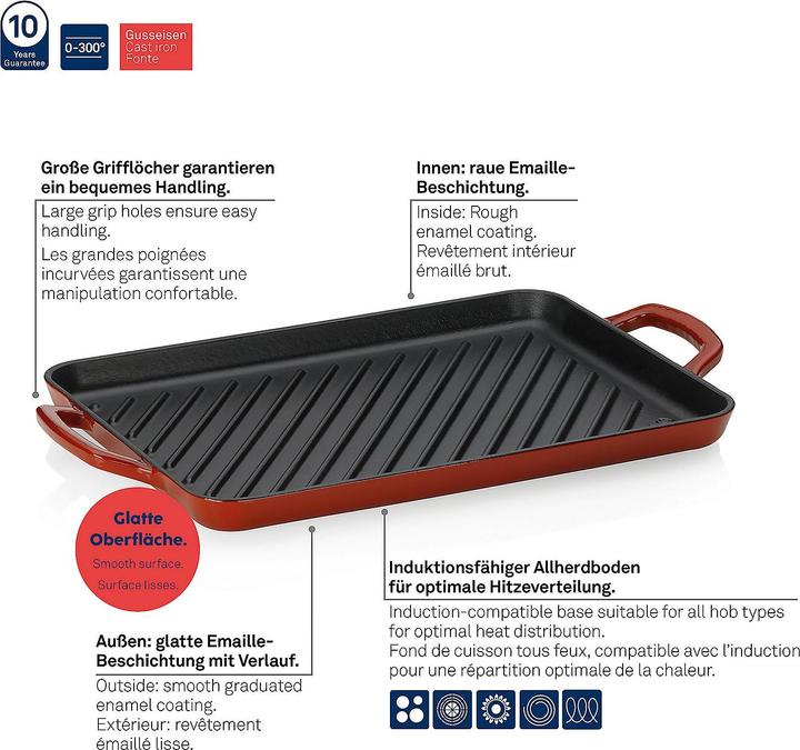 Immagine prodotto Kela Piastra grill Calido (Padella grill, Ghisa)