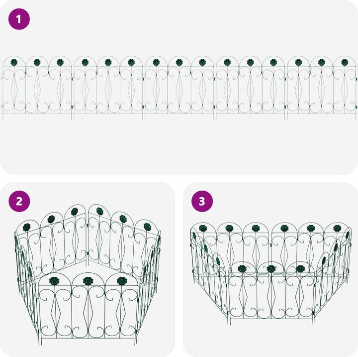 Produktbild vidaXL Gartenumzäunung