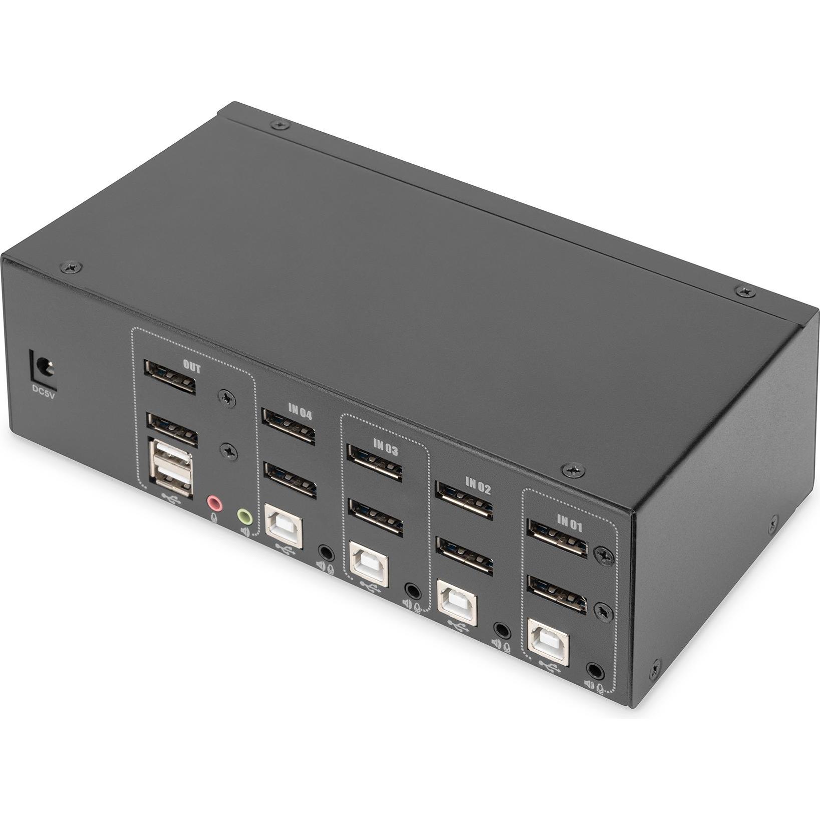 Thumbnail - Digitus DS-12882, KVM Switch, Schwarz