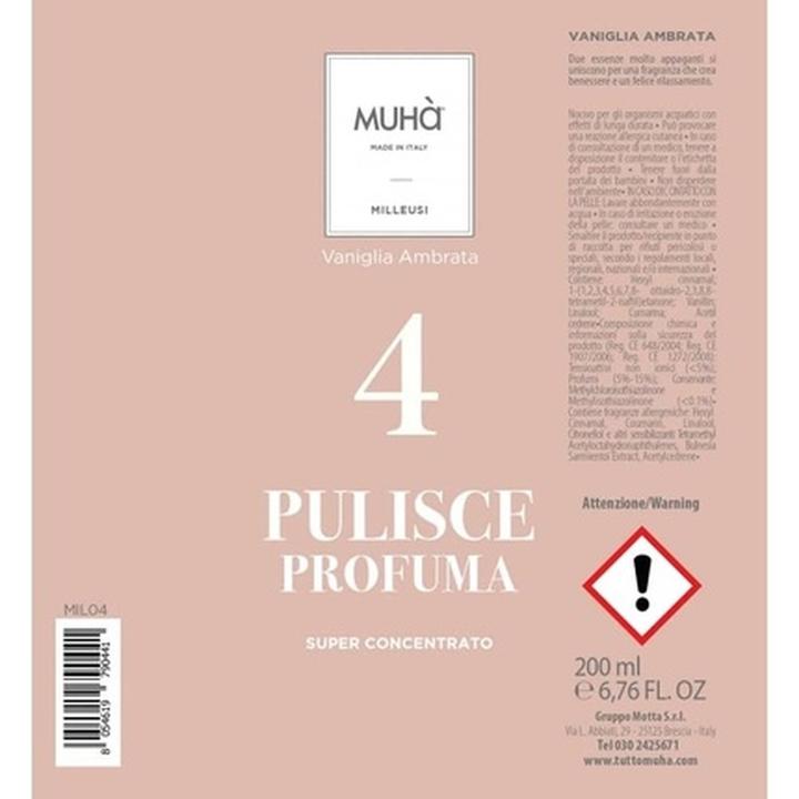 Actual product image Muha ' Vanilla Amber 200ml (Eau de parfum, 200 ml)
