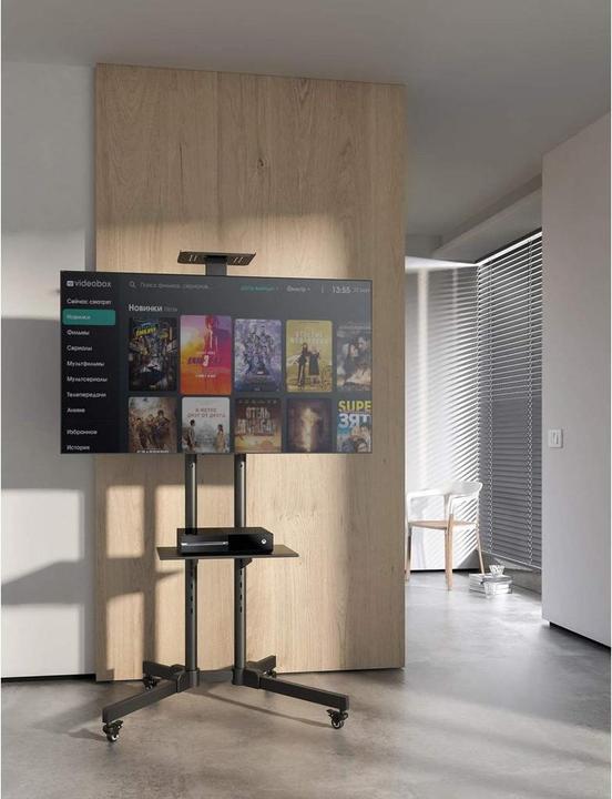 Produktbild Manhattan 461238 TV-Rollwagen 94,0 cm (37" 177,8 cm (70" Neigbar (70", 60 kg)