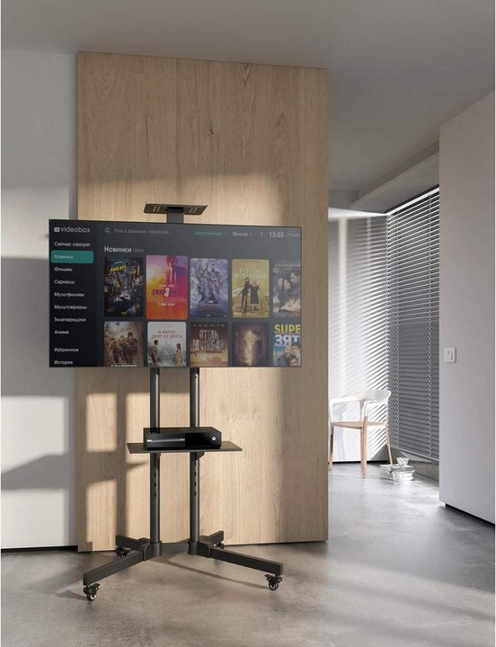 Produktbild Manhattan 461238 TV-Rollwagen 94,0 cm (37" 177,8 cm (70" Neigbar (70", 60 kg)