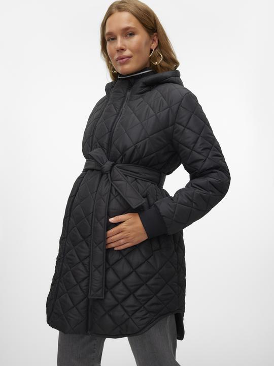 Image du produit Mamalicious Col rond Poignets côtelés Veste matelassée (M)