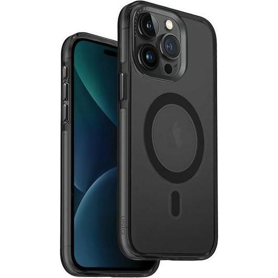 Thumbnail - Uniq etui Calio iPhone 15 Pro Max 6.7" Magclick Charging szary/smoked grey (Apple iPhone 15 Pro Max), Smartphone Hülle, ...