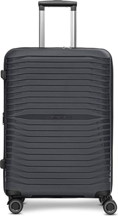 Actual product image Stratic Shine 4-wheel trolley 65 cm with expansion fold (69 l)