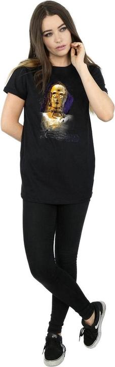 Immagine prodotto Star Wars The Last Jedi C-3PO Brushed Maglietta Ampia Donna (XXL)