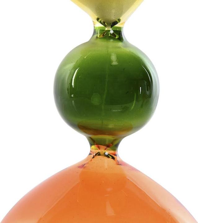 Actual product image Esprit Deko-Figur Home grün Orange 10,3 X 10,3 X 19,5 cm Sanduhr (2 Stück)
