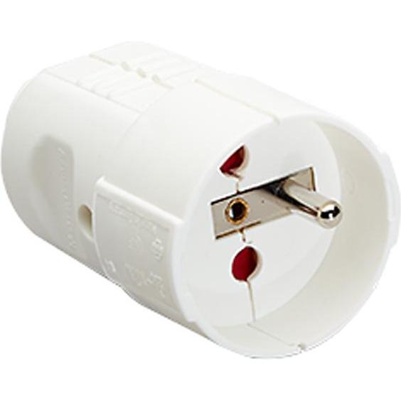 Bachmann, Netzstecker + Netzkupplung, Typ Weiss Elektrischer Netzstecker