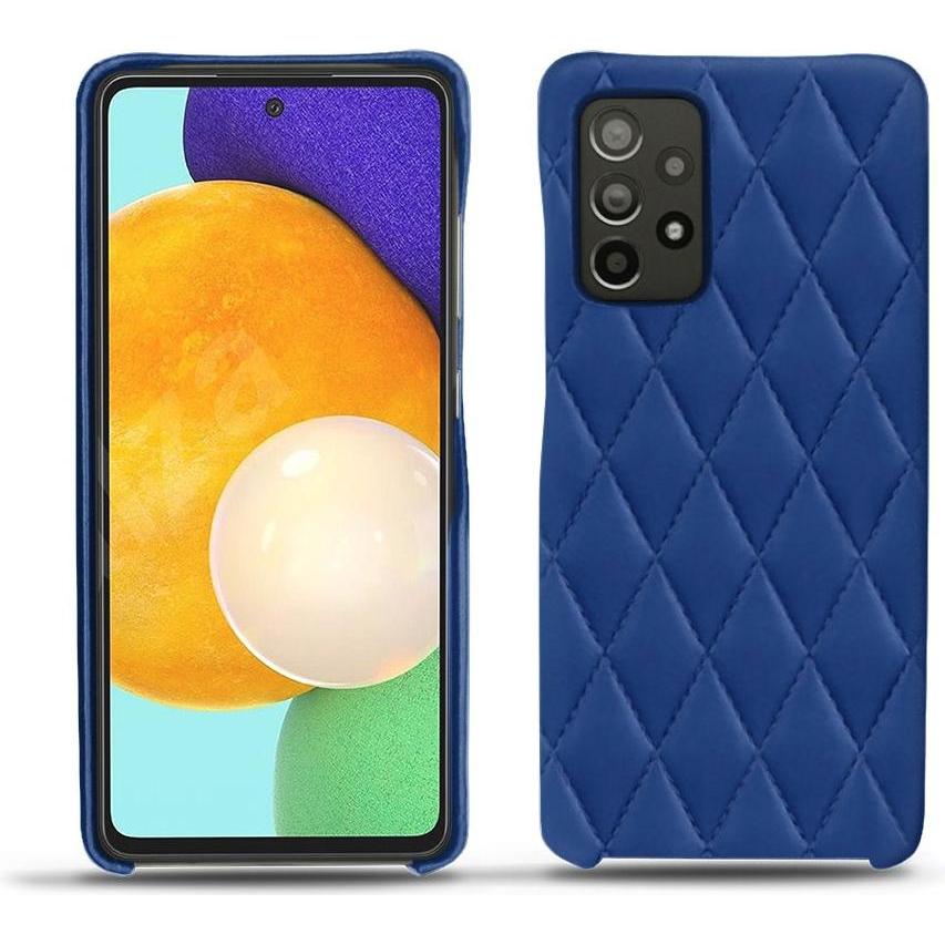 Noreve Lederschutzhülle (Samsung Galaxy A52), Smartphone Hülle, Blau