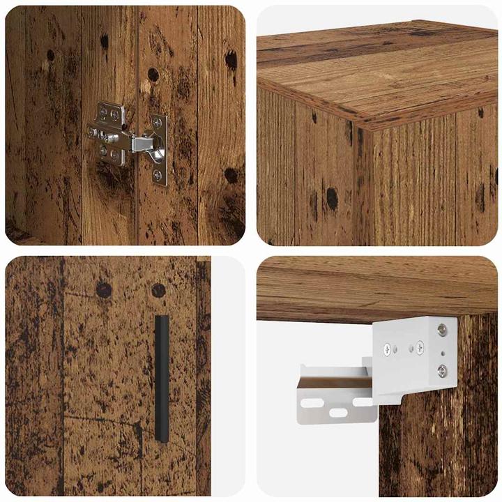 Produktbild vidaXL Wandaufbewahrung (34 x 34.50 x 90 cm)