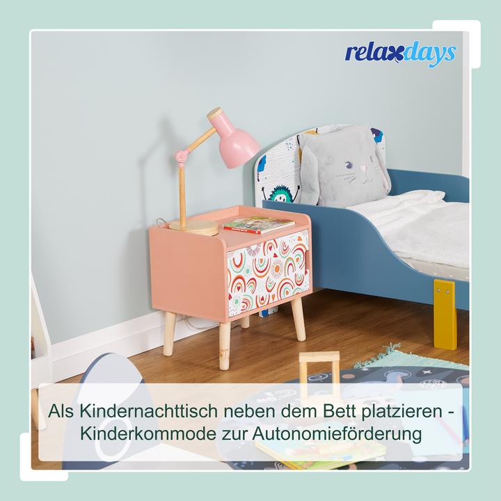 Image du produit Relaxdays Kinder-Nachttisch (40 x 30 x 41 cm)