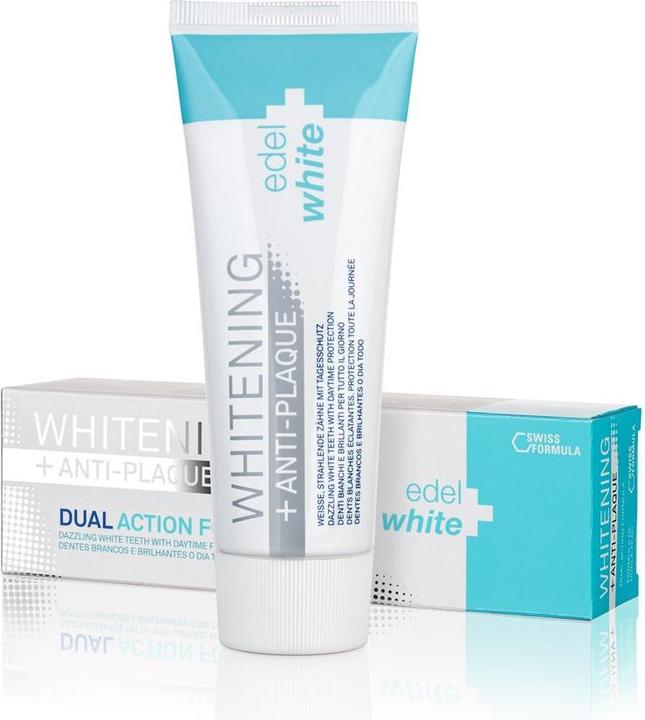 Produktbild Edel + White Anti-Plaque und Whitening Zahnpasta (75 ml)