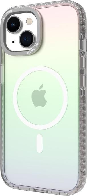 Actual product image So Seven Protective case for iPhone 15 MagSafe Iridescent Rainbow (Apple iPhone 15)