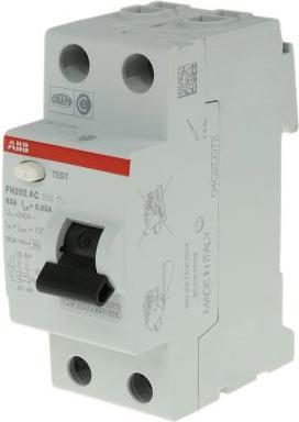 Actual product image ABB 2 pole RCCB,63A 30mA sensitivity