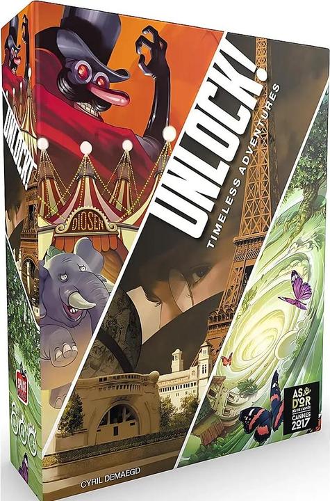 Produktbild Asmodée Unlock. Timeless Adventures (Italienisch, 1 - 6 Spieler)