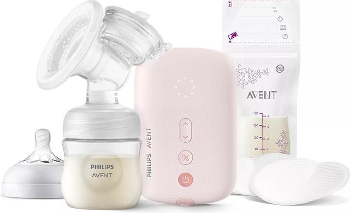 Produktbild Philips Avent Milchpumpen Elektrische Milchpumpe SCF395/31 + Gratis