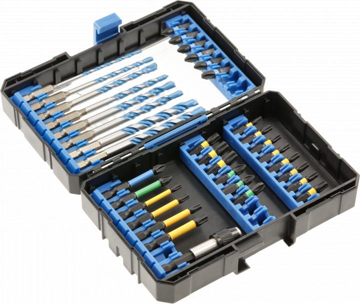 Actual product image Högert Hogert Screw-Hub-Bits-Set 35 Pieces + Drill Bit