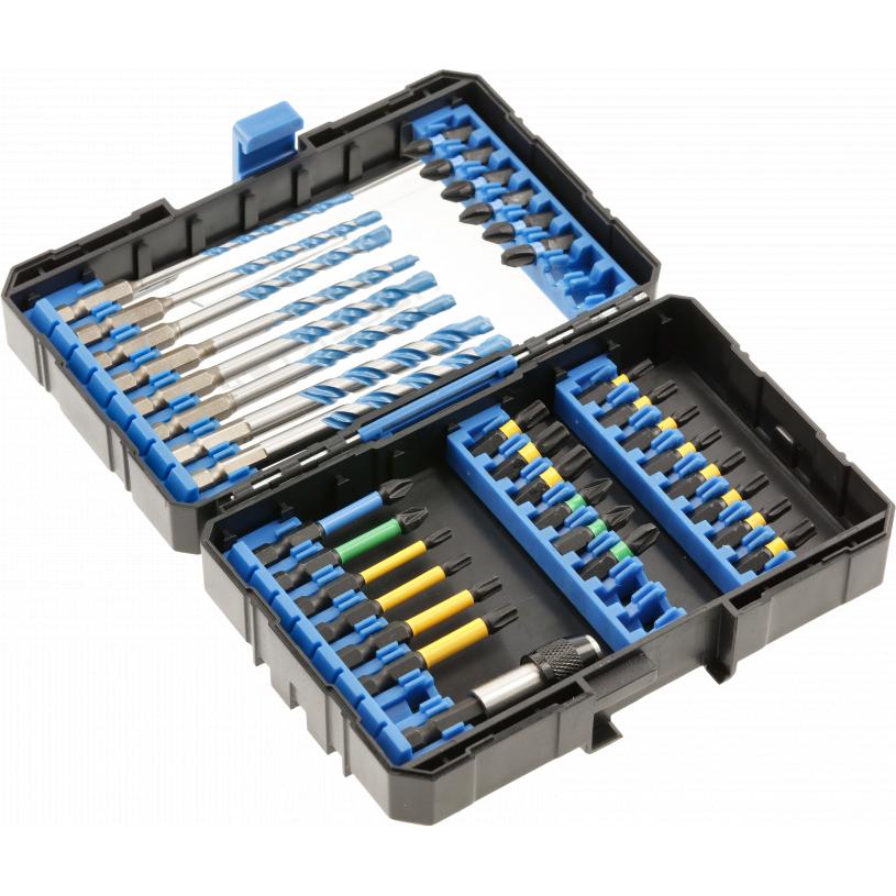 Högert HOGERT SCHRAUB-HUB-BITS-SET 35 STÜCK + BOHRER (HT1S801)