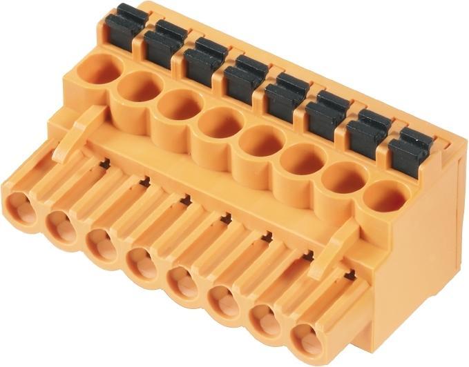 Weidmüller Buchse, Rechter Winkel, 5.08mm Raster, 16 Pole