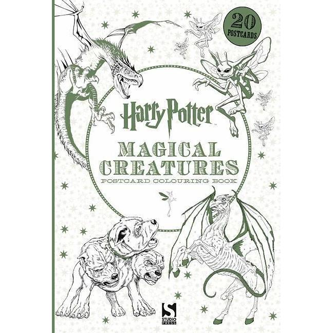 Harry Potter Magical Creatures Postcard Colouring Book, Sachbücher von Templar Publishing