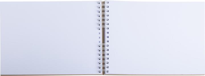 Image du produit Exacompta Album photos à spirales 50 pages blanches pour photos de classe Kraft - Kraft (32 x 22 cm)