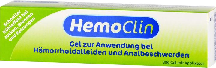 Actual product image Omega Pharma HemoClin gel for haemorrhoidal and anal complaints, 30 g gel (Intimate gel)