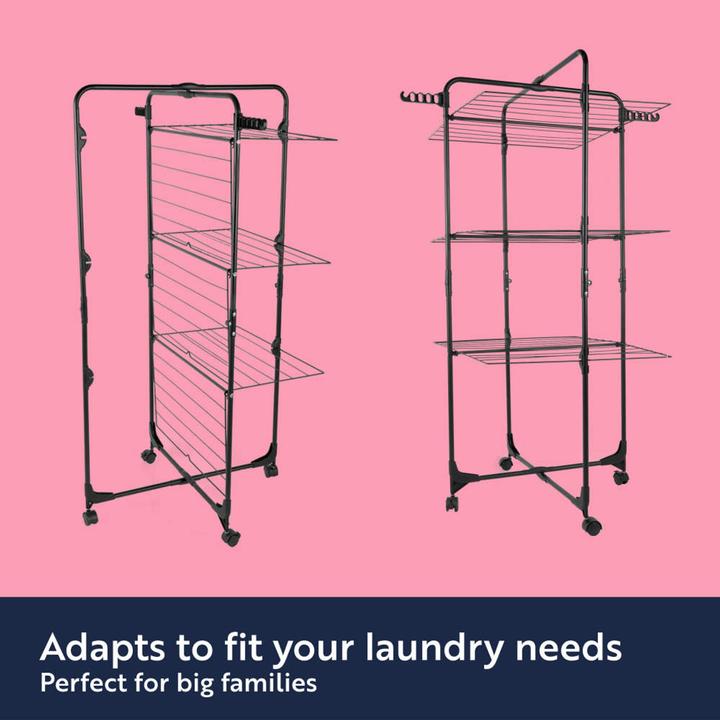 Actual product image Beldray LA035747BLKFEU7 30 Metre Tower Airer (30 m)