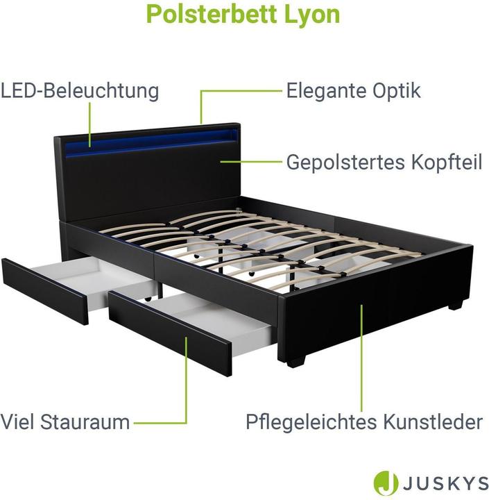Produktbild Juskys Lyon (140 x 200 cm)