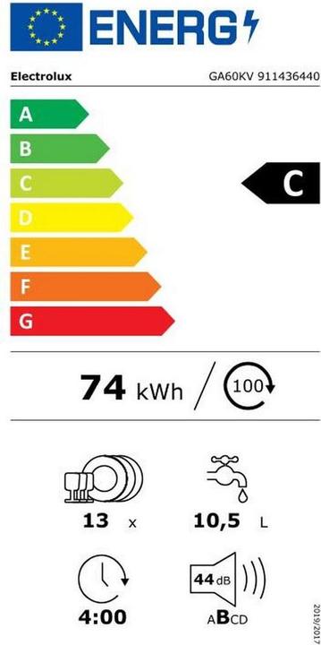 Energie-Label Electrolux GA60KV