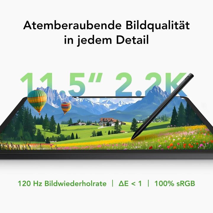 Productafbeelding TCL Nxtpaper 11 Plus (Alleen WLAN, 11.50", 256 GB, Siderisch grijs)