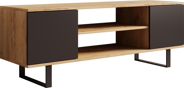 ADRK Furniture TV-Schrank Lofter Fischgrät 135 cm