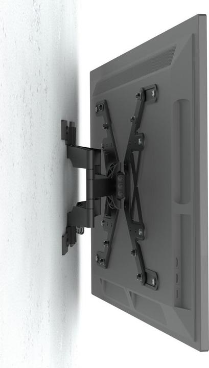 Immagine prodotto Hama Supporto a parete per TV, girevole, inclinabile, extrapiatto, 229 cm (90") fino a 40 kg (Muro, 90", 40 kg)