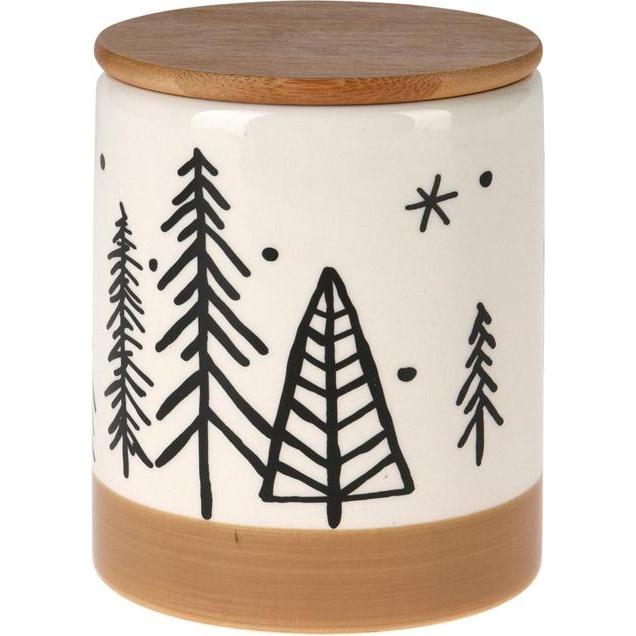 Nenurodyta Bulk product container, 1 l, brown/white/black, Contenitore per alimenti, Bianco, Nero, Marrone