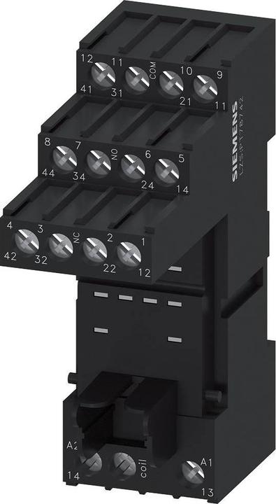 Actual product image Siemens Plug-in socket SIMIREL, log. Separation LZS:PT78742 (Relay socket)