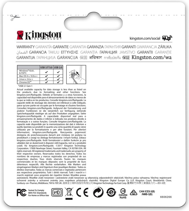 Immagine prodotto Kingston DataTraveler Elite G2 (128 GB, USB-A, USB 3.1)