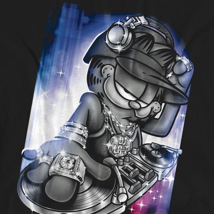 Image du produit Garfield - T-shirt DJ LAZY - Adulte (M)