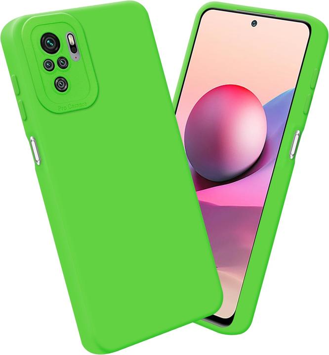 Actual product image Cadorabo Cover for Xiaomi RedMi NOTE 10 4G / RedMi NOTE 10S in TPU Fluid LM162 Style (Xiaomi Mi Note 10, Xiaomi Redmi Note 10S)