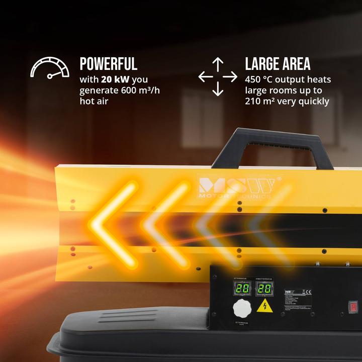 Actual product image MSW Diesel Heater - 20 kW - 18 l