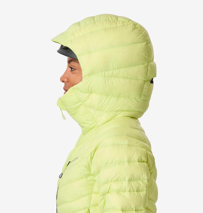 Actual product image Simond Women's mountaineering down jacket - Lemon yellow (M)