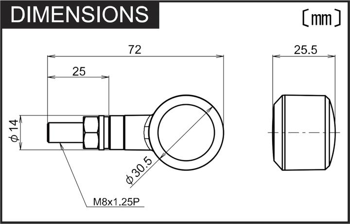 Actual product image Daytona Indicators&Tail light