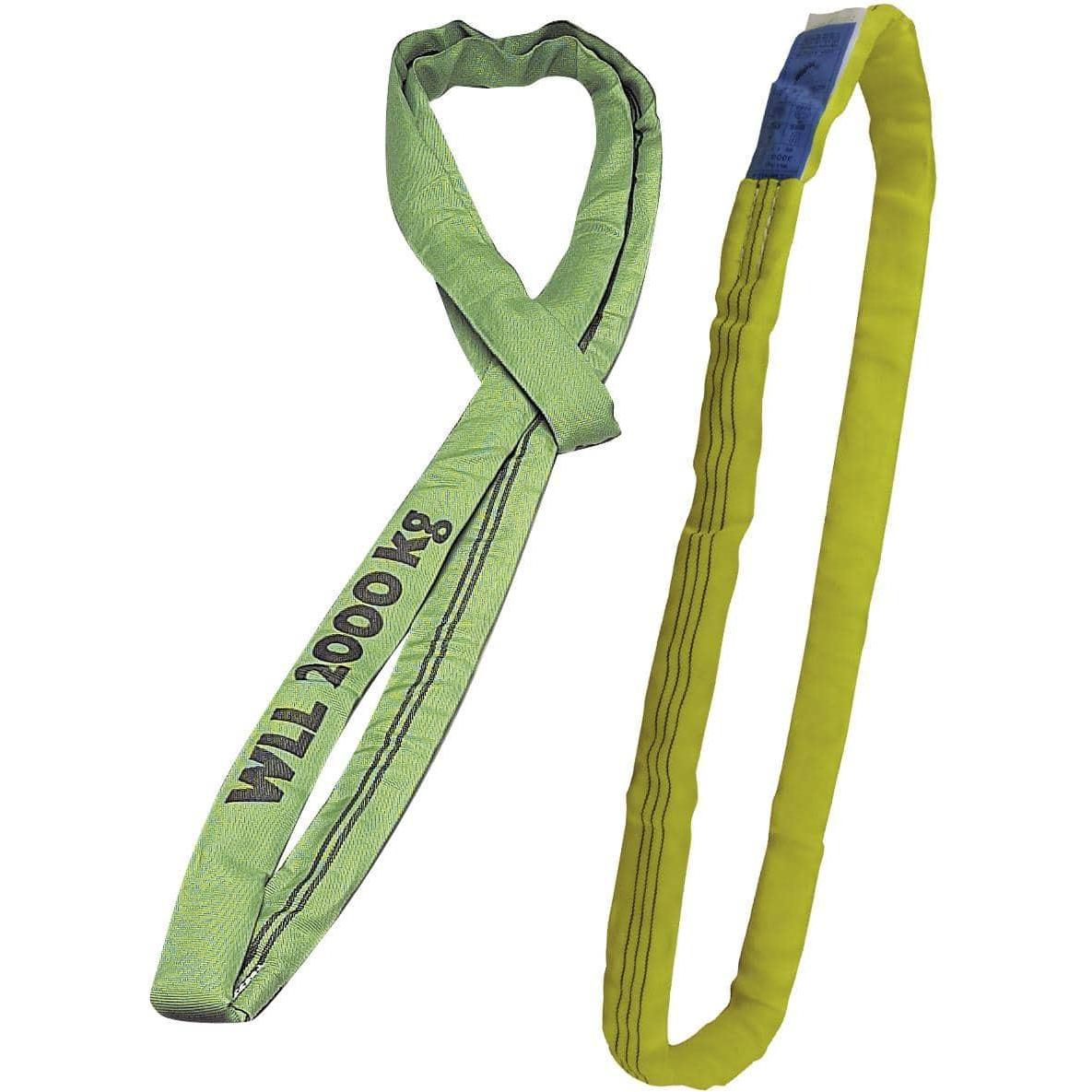 Kerbl, Cinghia di fissaggio, Braca tonda 3000 kg, lunghezza utile allungata 2,5 m, lunghezza 5M