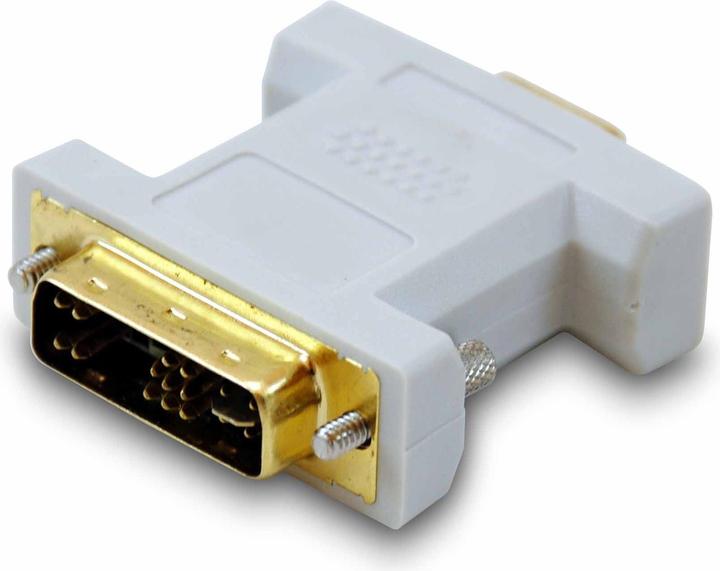 Produktbild equip Adapter DVI Analog auf VGA 12+5/HDB15S/B beige (VGA, 4.50 cm)