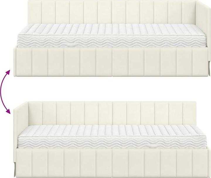 Image du produit vidaXL Eckbettgestell (80 x 200 cm)