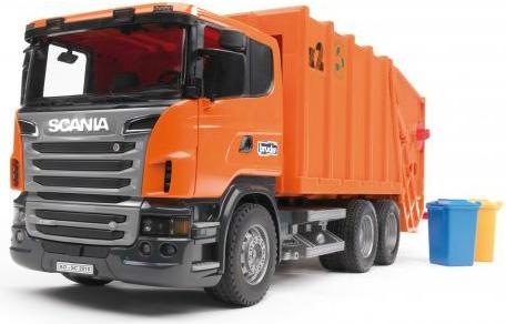 Actual product image Bruder Scania R-series refuse truck